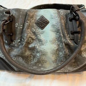 New* Elegant Gray and Black Women's Shoulder Bag